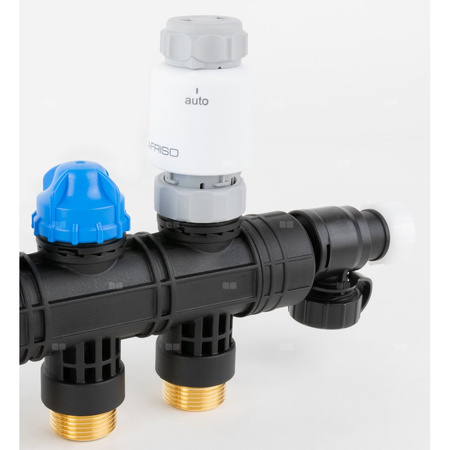 Siłownik termoelektryczny TSA-02 FO, GW M30x1,5 mm, 230 V AC, NC, funkcja sterowania ręcznego