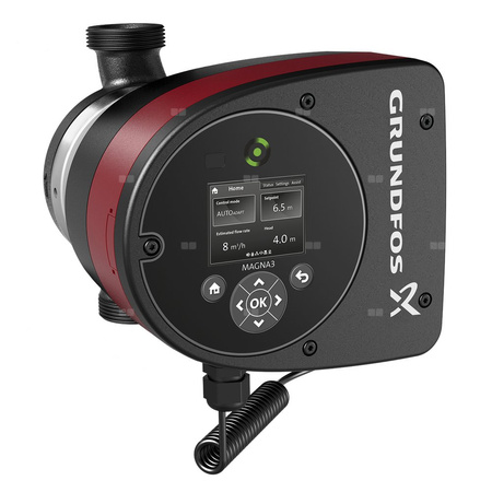 Pompa obiegowa GRUNDFOS MAGNA3 25-80 180, 4050 obr/min 1 x 230 V 50/60 Hz PN10