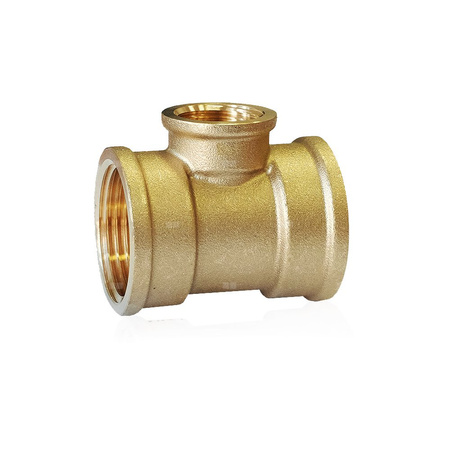 Trójnik redukcyjny GW mosiężny 3/4''x1/2''x3/4''