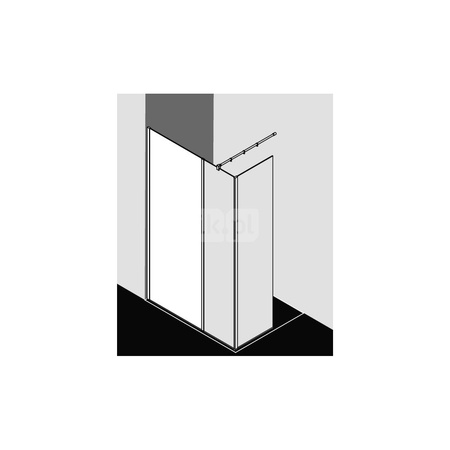 Kermi WALK-IN XB WIW 1000x 2000 980-1000 SIMG SR Opaco Clean