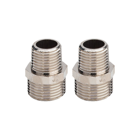 Adapter VIEGA 10226 redukcja jednoczęściowy, mosiądz (niklowanie) / mosiądz (niklowanie), 1/2'' x 3/4'' (gw x gz), 33 mm