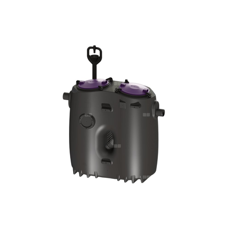 Separatory tłuszczu EasyClean free Basic Standard NS 2 Prawy z urządzeniem do napełniania