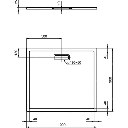 ULTRAFLAT NEW BRODZIK 100X90 PROS.
