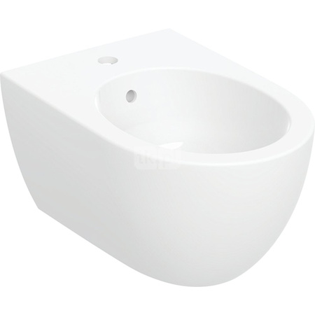 Geberit Acanto Bidet wiszący, B35.5cm, H27.5cm, T53cm, z przelewem, z otworem na baterię