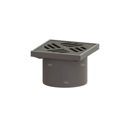 Kratka KESSEL kwadratowa abs 138x138mm do wpustu