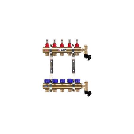 Rozdzielacz mosiężny do OP z przepływ - QIK BASIC II C- 16 sekcji