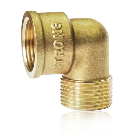 Kolano FITTING STRONG mosiądz 3/4'' x 3/4'' (GW x GZ)