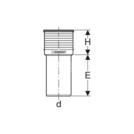 Uszczelka Geberit Silent-PP EPDM d122xdi89x26