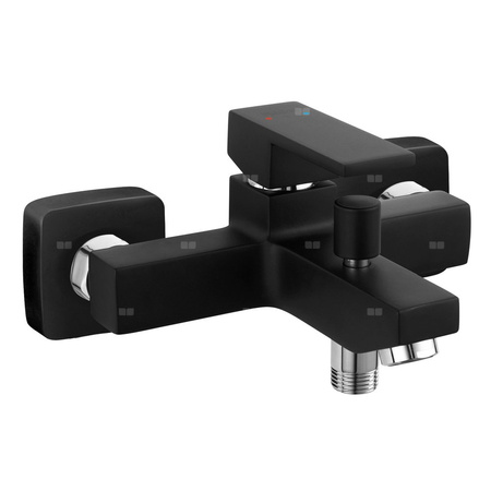 Bateria wannowa FERRO ZICCO BLACK, kolor czarny