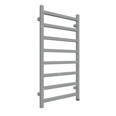 Grzejnik TERMA SIMPLE ONE 960/500 \ RAL 7042, podł. S1, 400W, kabel spiralny z wtyczką [2,5m srebrzy