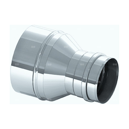 Redukcja stal nierdzewna JEREMIAS EWR fi130 x 110 mm do kanałów wentylacyjnych okrągłych