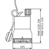 Pompa zanurzeniowa do ścieków WILO Drain TM/TMW32/11 PP 1 x  230 V, moc 0.75 W 50 Hz, przewód 10 m
