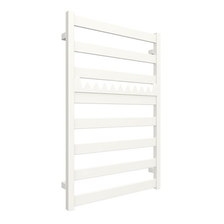 Grzejnik elektryczny TERMA VIVO 600 x 910 mm, kolor biały drogowy RAL9016, moc 400 W, podłączenie E1, kabel spiralny z wtyczką
