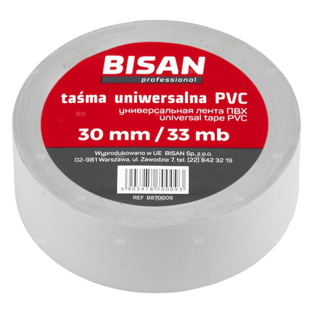 Taśma uniwersalna PCV 30 mm / 33m b