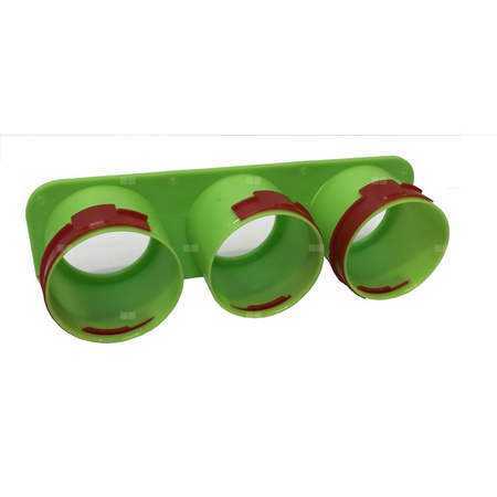 Króciec TopFlex przyłącza 3 x DN 75, 3 x pierścienie blokujące, bakteriobójczy, antystatyczny