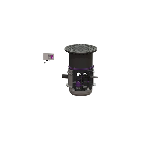 Przepompownia Aqualift S LW600 z 2 pompami KTP1000, z szafką sterowniczą SDS, kl. D, T1