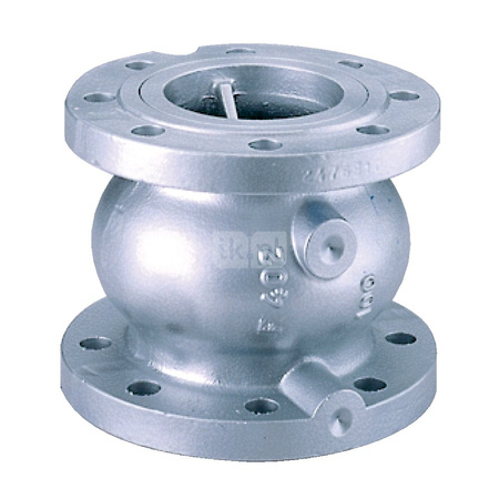 Zawór zwrotny kołnierzowy, zamkniecie grzybkowe wspomagane sprezyna, typ 402X, DN 65, PN16