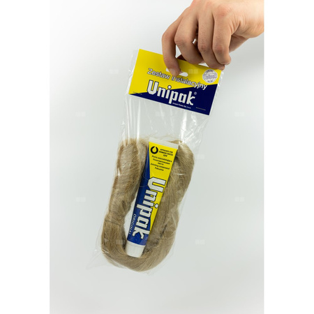 ZESTAW instalacyjny z pastą Unipak 65 g i pakuły 100 g