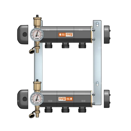 Kompletny rozdzielacz geotermalny O11/4" x 5 obwodów