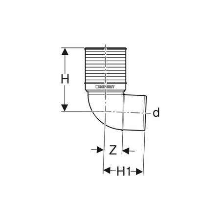 Uszczelka Geberit Silent-PP EPDM d122xdi89x26
