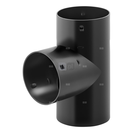 Trójnik MAGNAPLAST DREA 45' PVC-U DN 50 (ww x ww x ww), kolor czarny