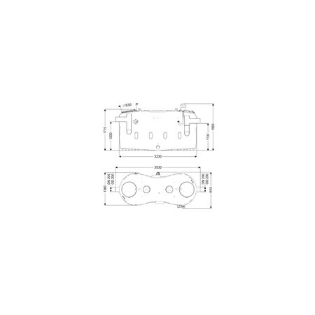 Separator tłuszczu EasyClean free | Direct | NS 15 | LEWY | Z wziernikiem i króćcem do napełniania | Bez SonicControl