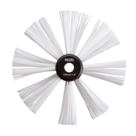 Akcesoria maszyny FlexShaft®: Szczotka nylonowa 4" (100 mm) do linii 3/8" (10 mm)