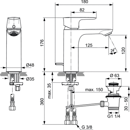 CONNECT AIR BATERIA UMYWALKOWA GR 5L/MIN SILV STO