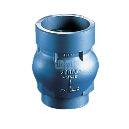 Zawór zwrotny gwintowany zew./wew., zamknięcie grzybkowe wspomagane sprężyną, typ 212, 2 1/2", PN16