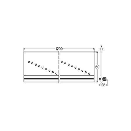Advantix Vario-listwa do płytek do odpływu ściennego Advantix Vario nr wzoru 4965.92