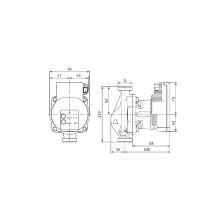 Pompa obiegowa WILO Varios PICO-STG 15/1-13-180 1 x 230 V 50/60 Hz, PN 10/10bar