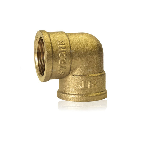 Kolano FITTING STRONG mosiądz 1/2'' x 1/2'' (GW)