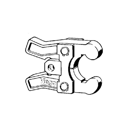 Szczęka zaciskowa (wkładka) VIEGA 22971XL V fi 76,1 - 108 mm do złączek zaprasowywanych