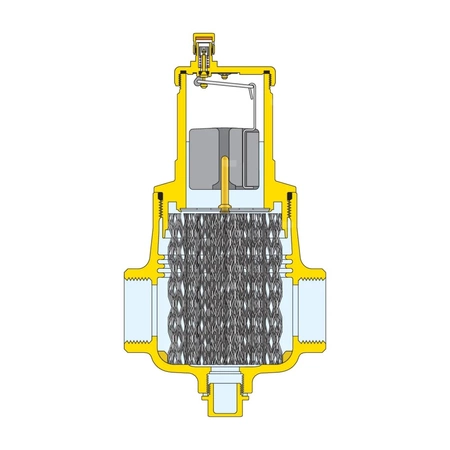 Separator CALEFFI DISCAL, 10 bar / 110'C, 2'' (GW)