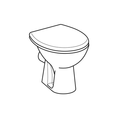 Deska sedesowa GEBERIT Bambini duroplast, kolor: biały, kolor zawiasu: mosiądz chromowany