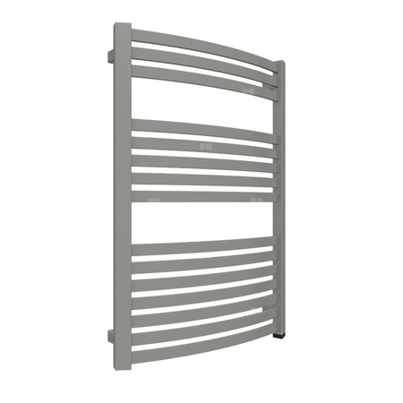 Grzejnik elektryczny TERMA DEXTER ONE 600 x 860 mm, kolor grafit, moc 600 W, podłączenie E8, kabel prosty bez wtyczki 1,5m srebrzysty