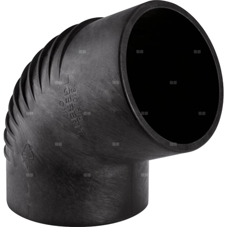 Kolano 67' GEBERIT Silent-db20, PE / polietylen, 75 mm, DN 70 x 75 mm x DN 70 (króciec)