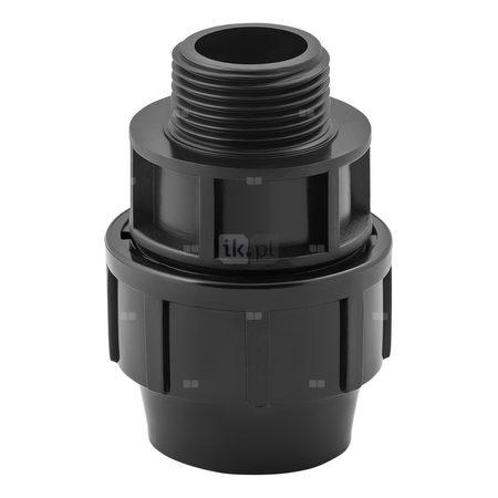 Złączka skręcana z gwintem zewnętrznym do rur PE PN16 40 mm x 1 1/2