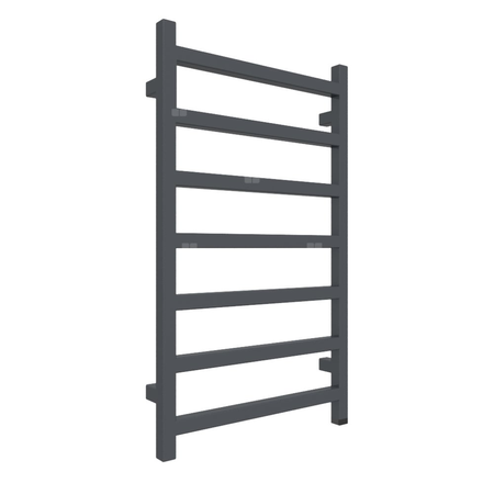 Grzejnik elektryczny TERMA SIMPLE ONE 500 x 840 mm, kolor metaliczna czerń, moc 300 W, podłączenie E8, kabel spiralny z wtyczką