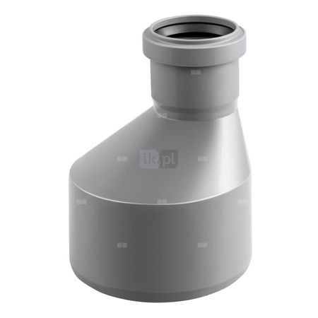 Złącze MAGNAPLAST HT PLUS HTR redukcja, PP (szary), DN 125 x DN 110 (ww x wz), do kanalizacji