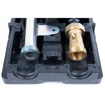 Grupa pompowa AFRISO PrimoTherm K 180-1 DN 25 AP GZ x GW 1 1/2'' x 1'', z izolacją, z pompą obiegową AFRISO APH 361 25-7/180 mm