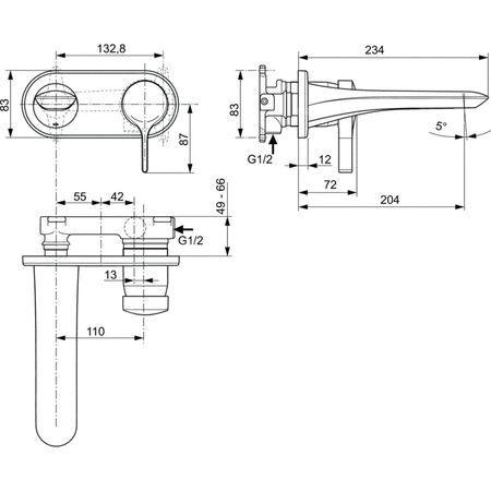 MELANGE BAT. UMYWALKOWA EL. NADTYNKOWY