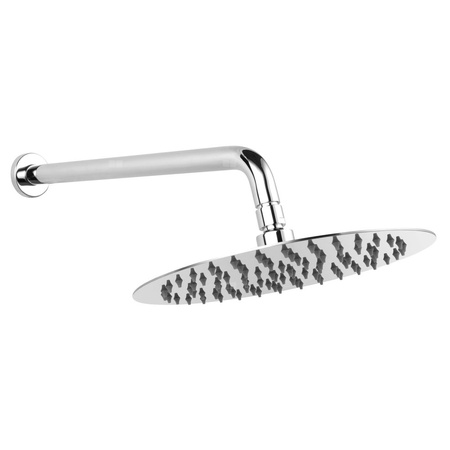 Zestaw natryskowy z deszczownią 250 mm slim, chrom