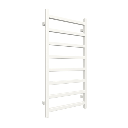 Grzejnik elektryczny TERMA SIMPLE 500 x 960 mm, kolor biały soft RAL9016, moc 400 W, podłączenie E8, kabel prosty bez wtyczki z maskownicą