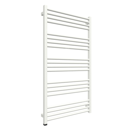 Grzejnik elektryczny TERMA FIONA ONE 630 x 1140 mm, kolor biały soft RAL9016, moc 600 W, podłączenie E8, kabel spiralny z wtyczką 2,5m biały