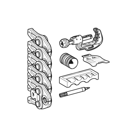 Szczęki zaciskowe (komplet) GEBERIT Mapress fi 12 mm do złączek zaprasowywanych