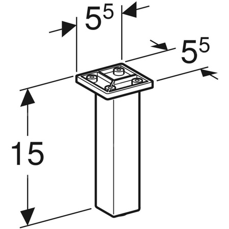Zestaw nóg Koło Rekord (2 szt.)