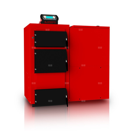 Kocioł EKO (EcoDesign) 10 kW sterowany elektronicznie, podajnik z prawej strony