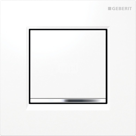 Pneumatyczny zawór spłukujący Geberit do pisuaru, ręczny, Typ 30, biały-chrom bł.-biały