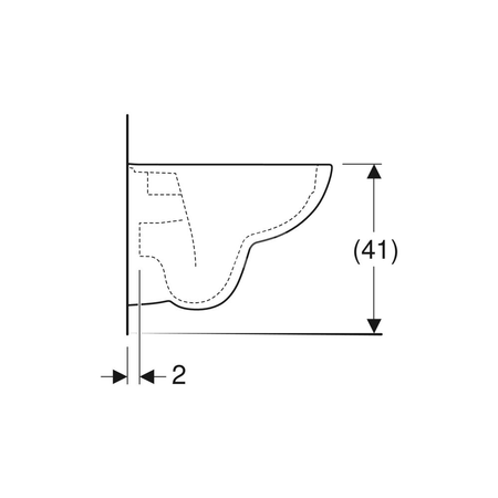 Deska sedesowa Geberit Selnova, mocowanie od góry: Wolne opadanie=Nie, Zawiasy wypinane=Nie, Mocowanie=Od góry, Biały / Błyszczący